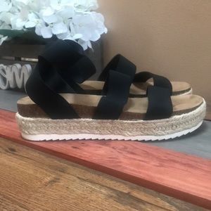 Time and Tru platform sandals